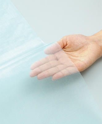 前面はオーガンジー生地