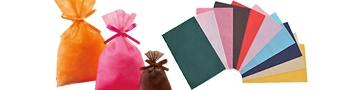 豊富な種類のラッピング資材を取り揃え