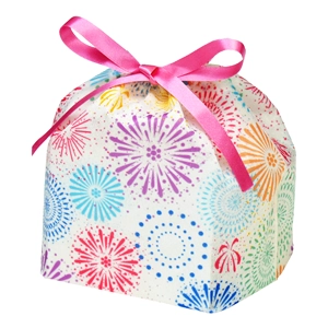 リボンを引っ張るだけで完成 巾着ラッピング