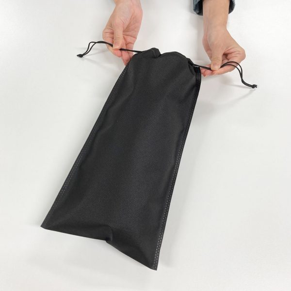 カンタンにラッピングができる巾着形状