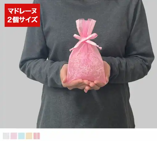 オーガンジーデュオ巾着 S2