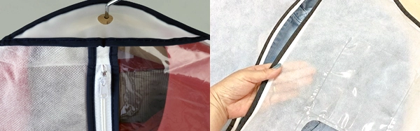 ファスナー付き