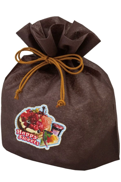 リボン付き巾着のワンポイント印刷