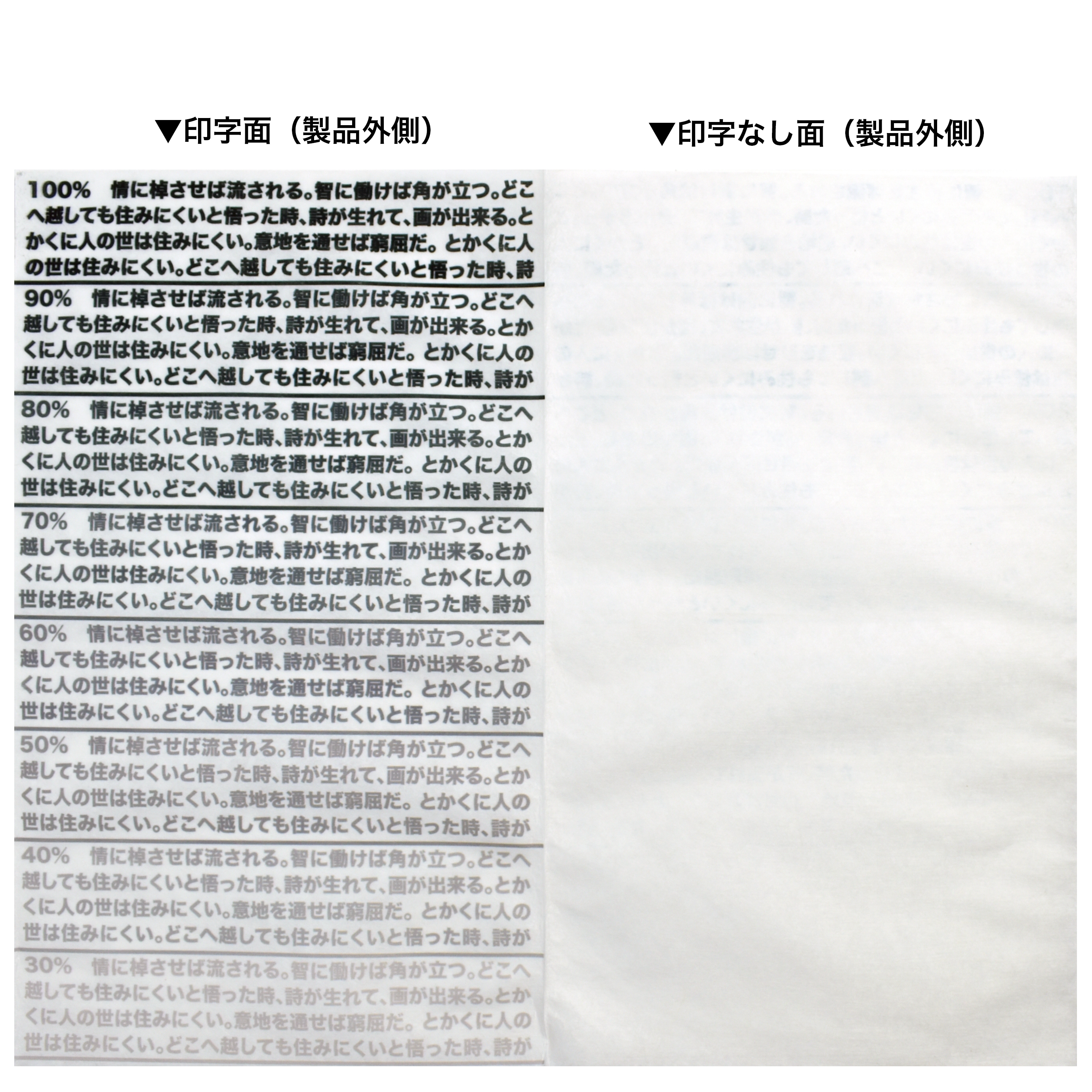 高温転写印刷見本3