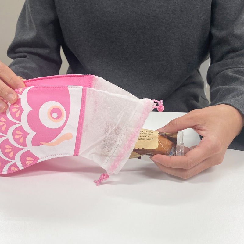 こどもの日ラッピング｜パステルこいのぼり　ピンク　20枚入