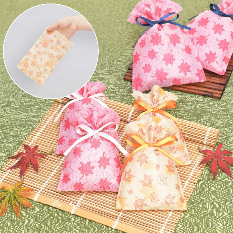 ラッピング｜ソフトバッグ夢がさねS2 もみじ柄 20枚入