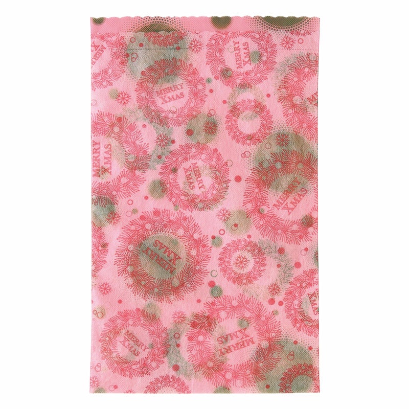 ラッピング｜ソフトバッグS5 夢がさね リース柄　20枚入～