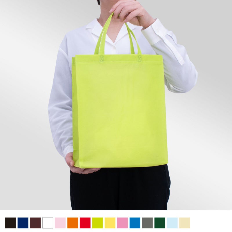 不織布バッグ｜ベーシックトート　普通タイプ(75g）　A4縦　100枚入