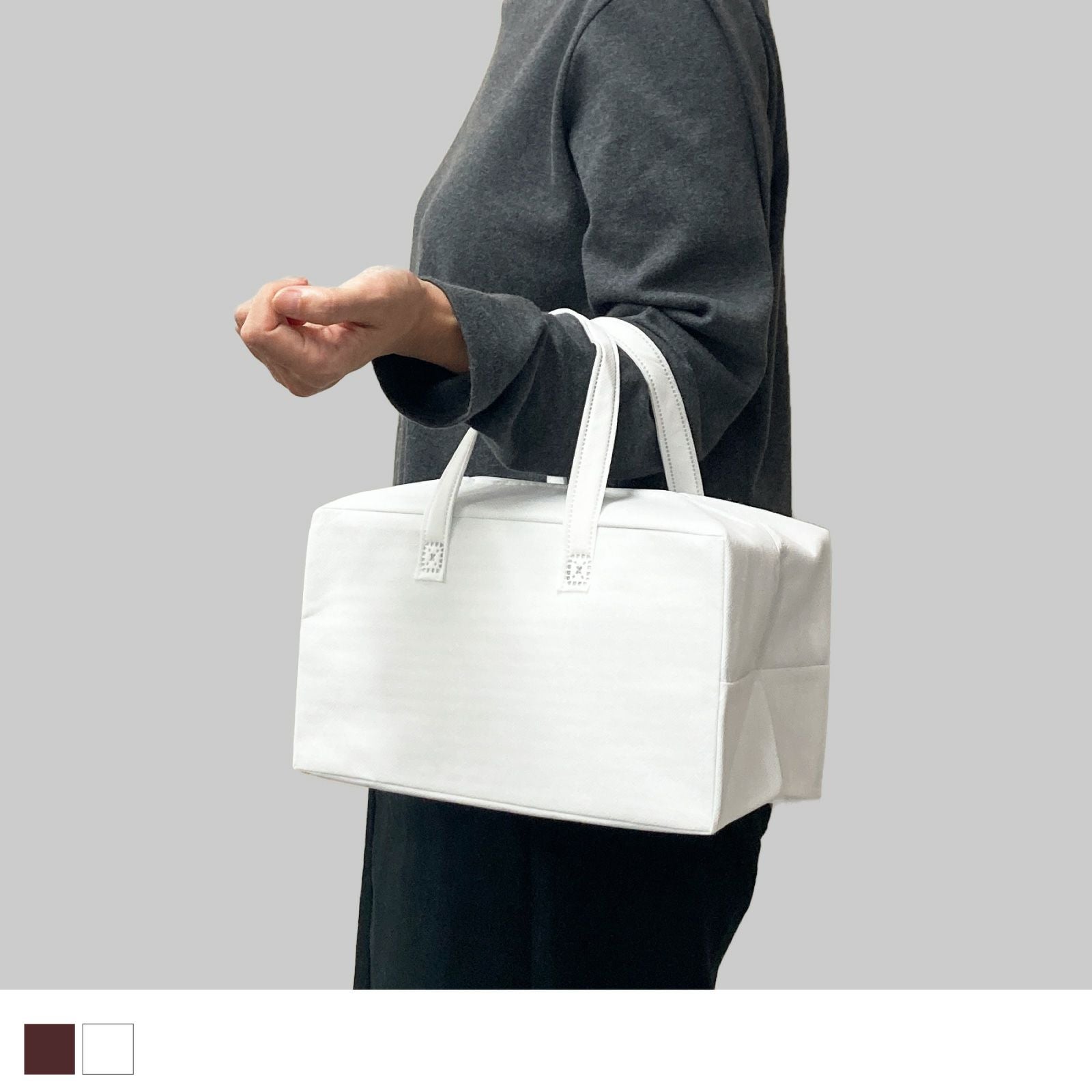 ■noko■　ハンドメイド商品　保冷バックなど 保冷バッグ｜【小ロット】保冷バッグ カラークールスクエア 10枚入