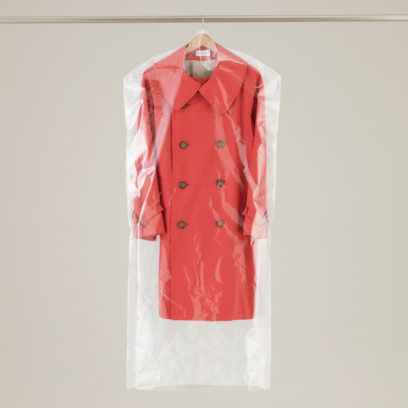 クリーニング屋さんの洋服カバー　コート・ワンピース用（ロング丈）　100枚入