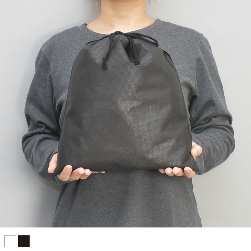 アパレル｜不織布インナー巾着　普通タイプ　S