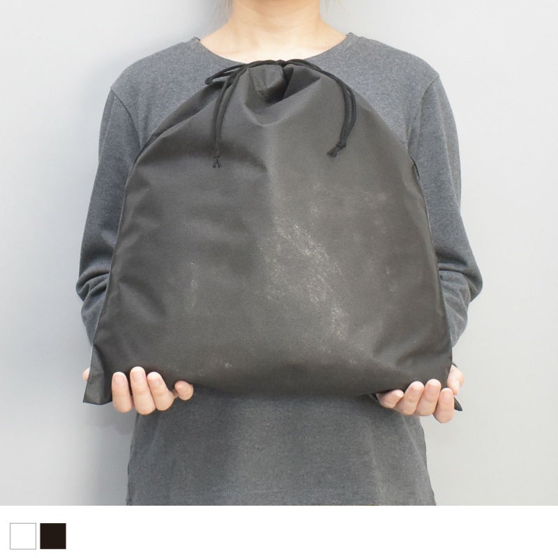 アパレル｜不織布インナー巾着　普通タイプ　M