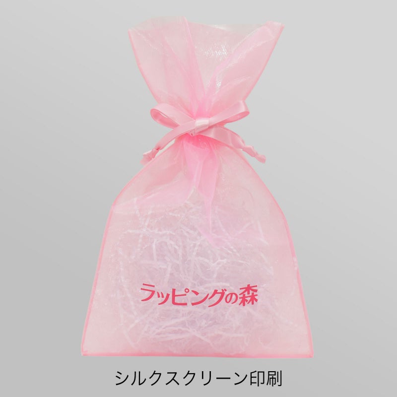 ラッピング｜オーガンジーデュオ巾着S4　名入れ有　100枚入