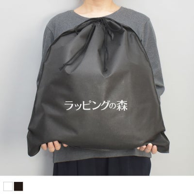 アパレル資材｜【1000枚以上専用不織布インナー巾着 普通タイプ L 名 