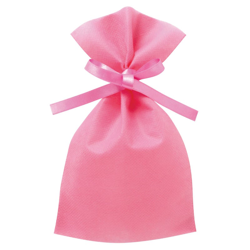 ラッピング｜ソフトバッグベーシックS2　2穴リボン巾着　名入れ有 100枚入