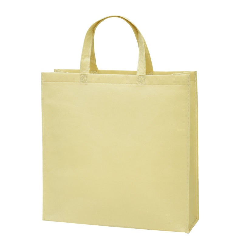 不織布バッグ｜【1000枚以上専用】ベーシックトート　厚タイプ(100g）　小　名入れ有　100枚入