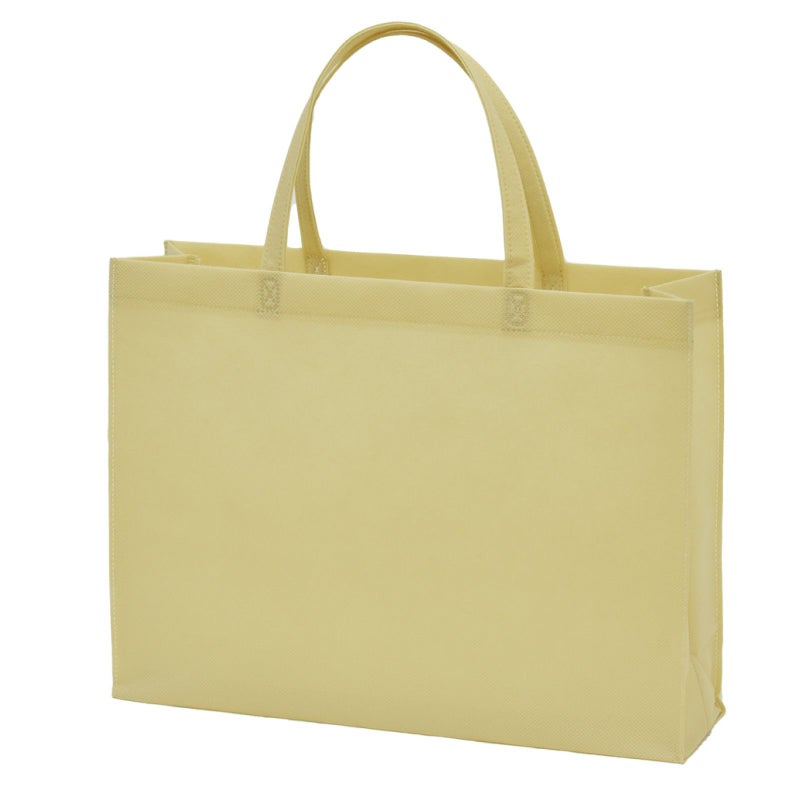 不織布バッグ｜【1000枚以上専用】ベーシックトート　厚タイプ(100g）　A4横　名入れ有　100枚入