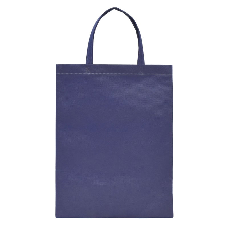 不織布バッグ｜【1000枚以上専用】ベーシックトート　厚タイプ(100g）　A4縦マチなし　名入れ有　100枚入