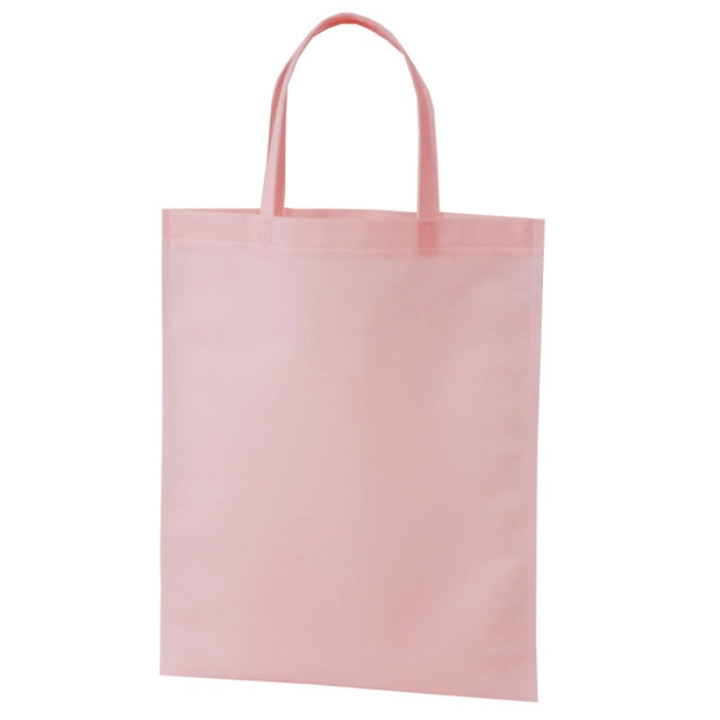 不織布バッグ｜【1000枚以上専用】アドバッグ 普通タイプ（75g） 持ち手付き　A4 名入れ有　100枚入