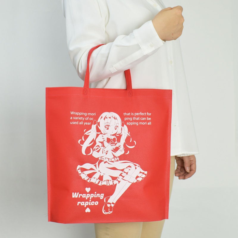 不織布バッグ｜【1000枚以上専用】シンプルトート75　A4縦　名入れ有　100枚入