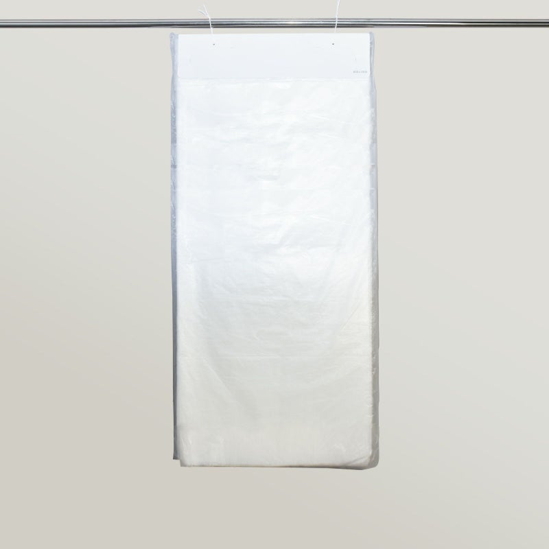 アパレル｜不織布製洋服カバー　ひも留め・マチ無（M）｜300枚入