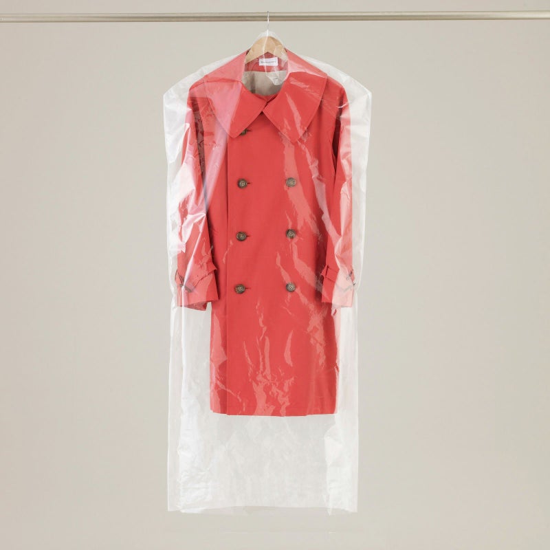 アパレル｜不織布製洋服カバー　ひも留め・マチ無（L）｜300枚入