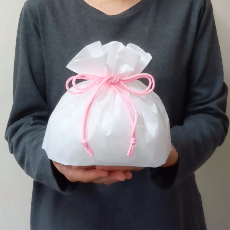 ラッピング｜巾着袋　名入れ有（台紙なし）　100枚入