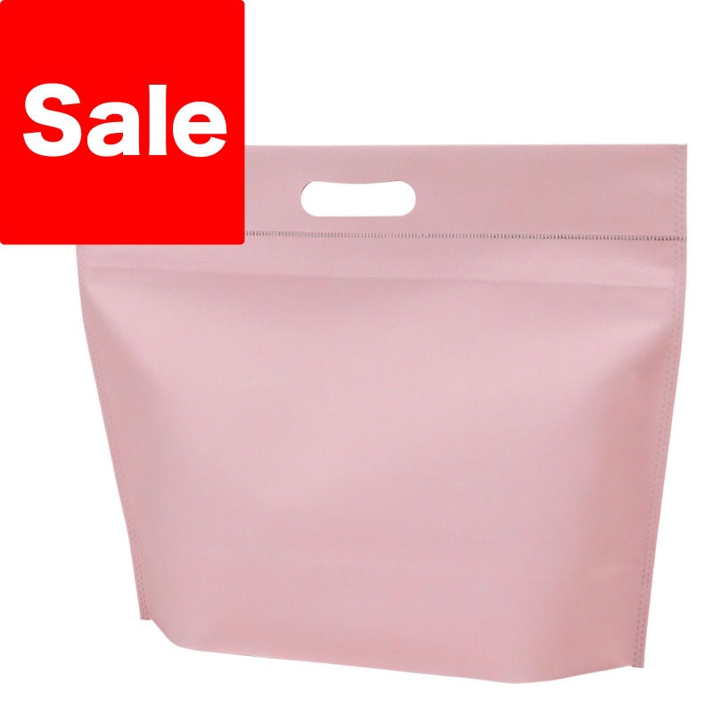 不織布バッグ｜カラークール　チャックシール　小判抜き　大　100枚入／仕様変更品