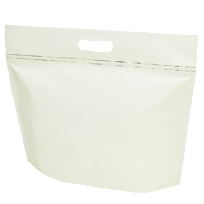 不織布バッグ｜カラークールチャックシール　小判抜き　大　名入れ有り　100枚入／仕様変更品