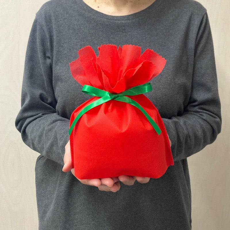 カーネーション巾着　20枚入～｜ラッピング資材の仕入れならラッピングの森