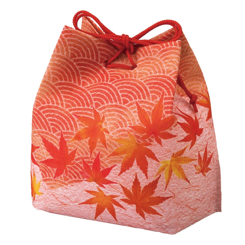 ラッピングの森｜信玄袋　紅葉青海波FP　20枚入～