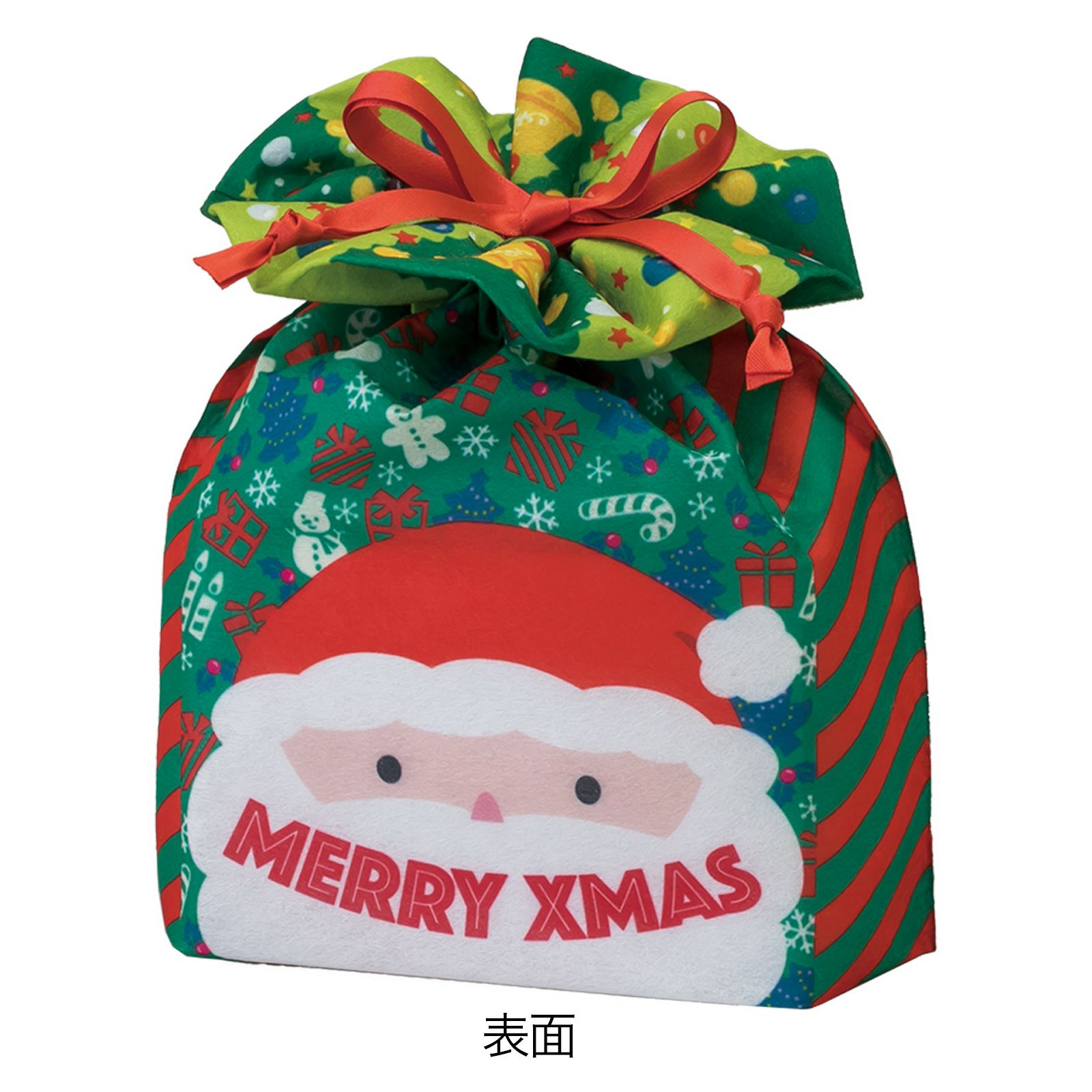 クリスマス】スクエア巾着｜不織布ギフト包装資材の仕入れ通販