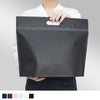 不織布バッグ｜【小ロット】カラークール　チャックシール　小判抜き　大　10枚入／仕様変更品