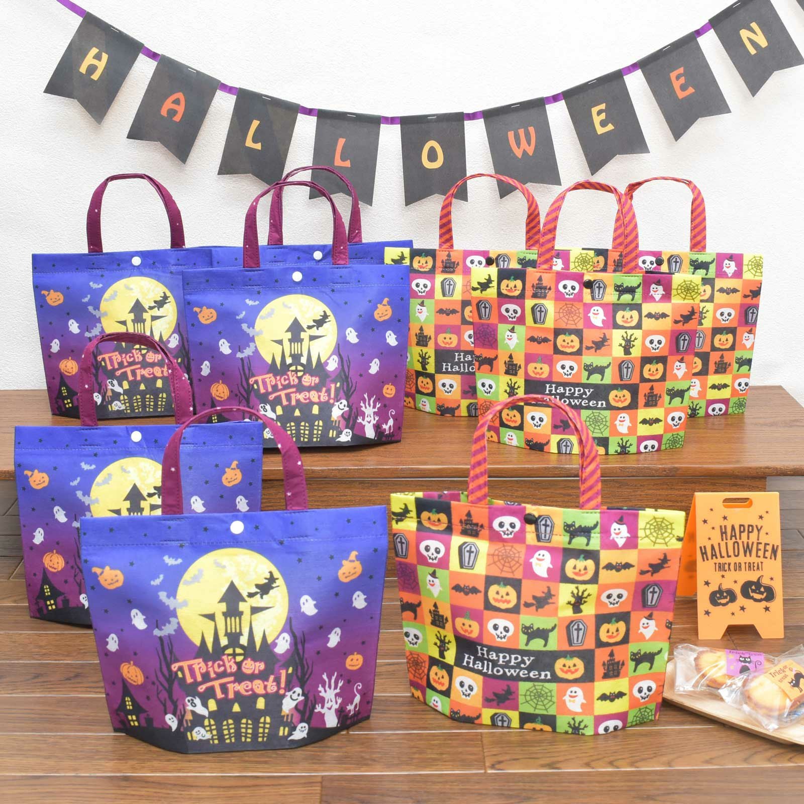 ディスプレイ提案｜シンプルトートミニ　ハロウィン柄FPの画像