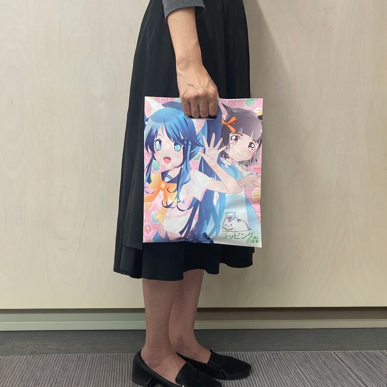 名入れ対応｜フルカラー】不織布アドバッグPET 小判抜き B5縦サイズ