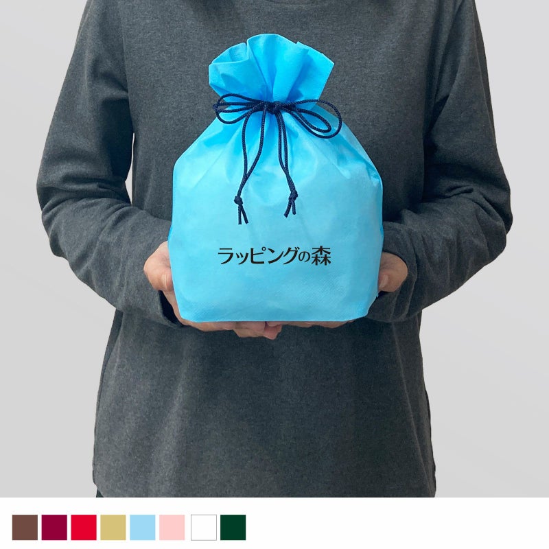 ラッピング｜巾着袋大　プレーン　名入れ有　100枚入