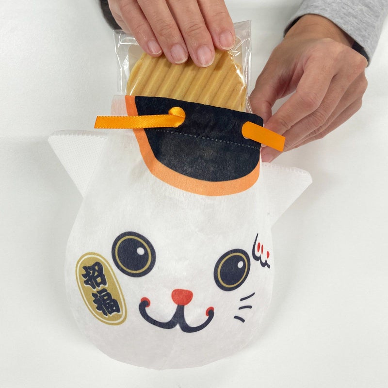 ラッピング｜おてだま巾着　まねきねこFP　20枚入～