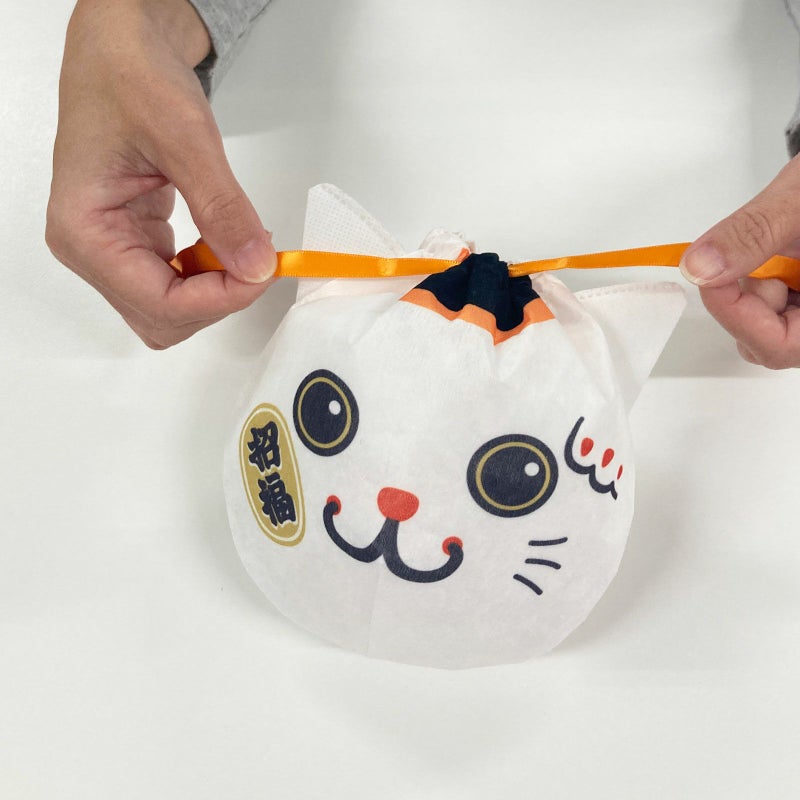 ラッピング｜おてだま巾着　まねきねこFP　20枚入～