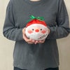 ラッピング｜おてだま巾着　サンタ雪だるまFP　20枚入～