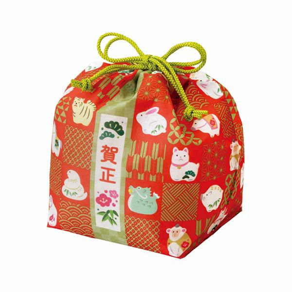 【正月】てまり巾着（特小）干支柄