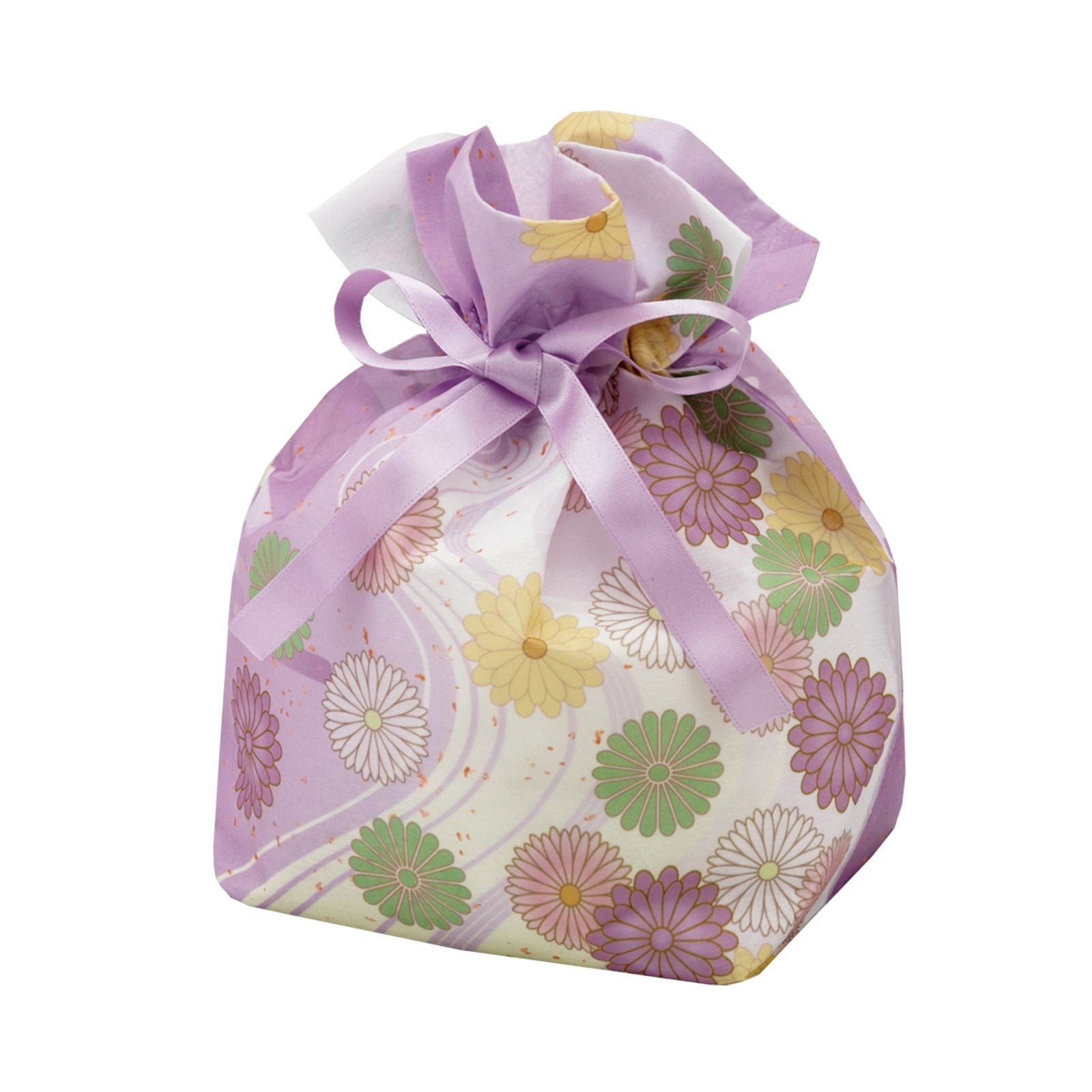 巾着リボンFP　小　お供え菊柄　20枚入