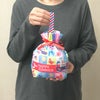 ラッピング｜手提げリボンバッグFP　サマーブロック柄　20枚入～