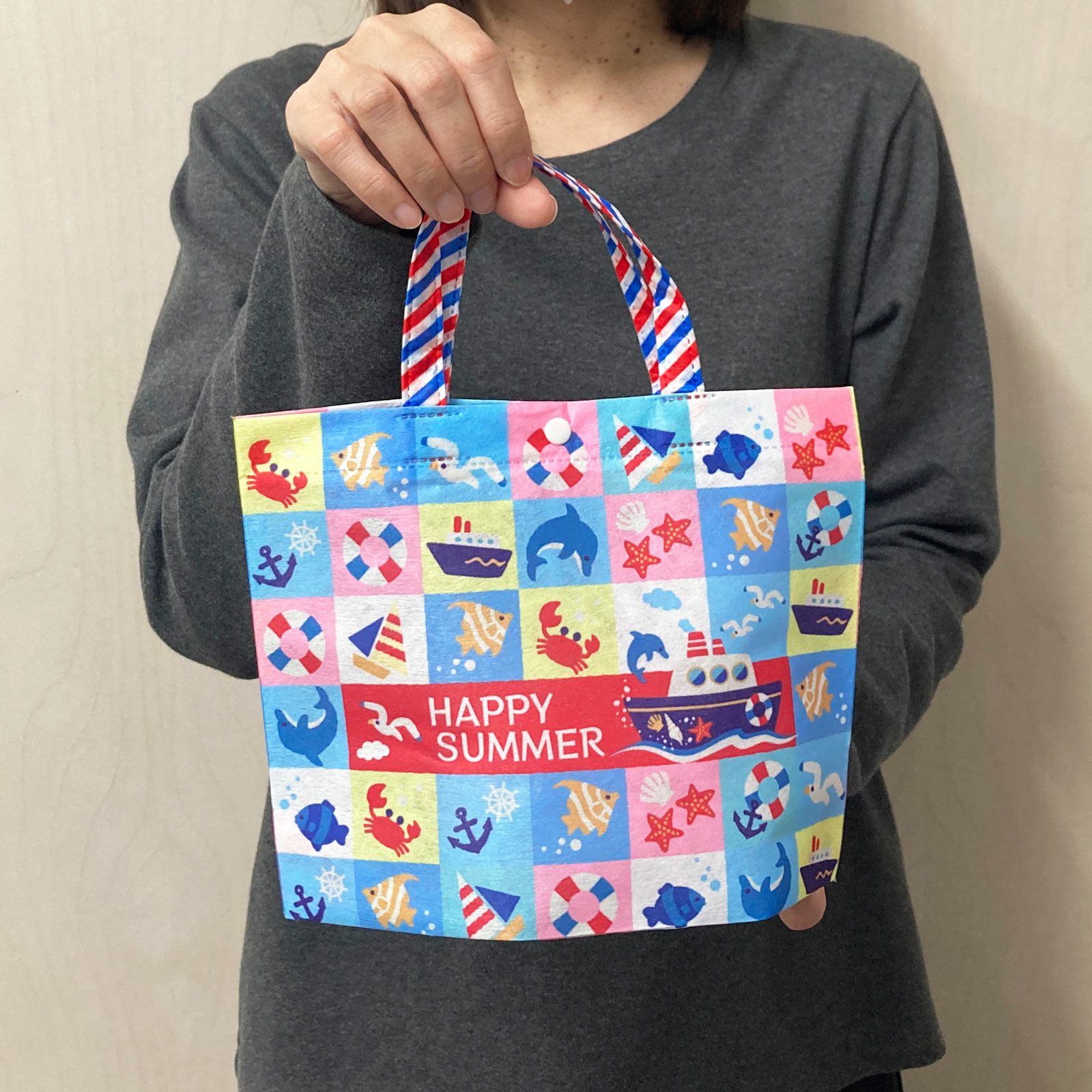 ホック付き袋｜完成