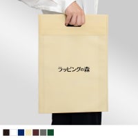 不織布バッグ｜【リピーター専用】アドバッグ 普通タイプ（75g） 小判抜き　A4 名入れ有　100枚入