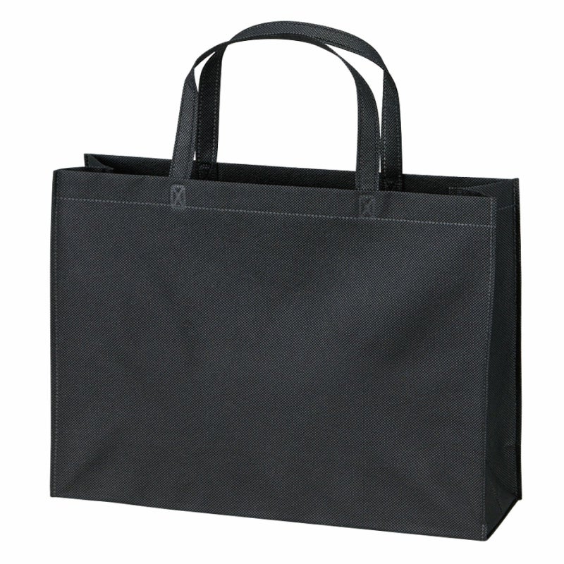 不織布バッグ｜【リピーター専用】ベーシックトート　普通タイプ(75g）　A4横 名入れ有　100枚入