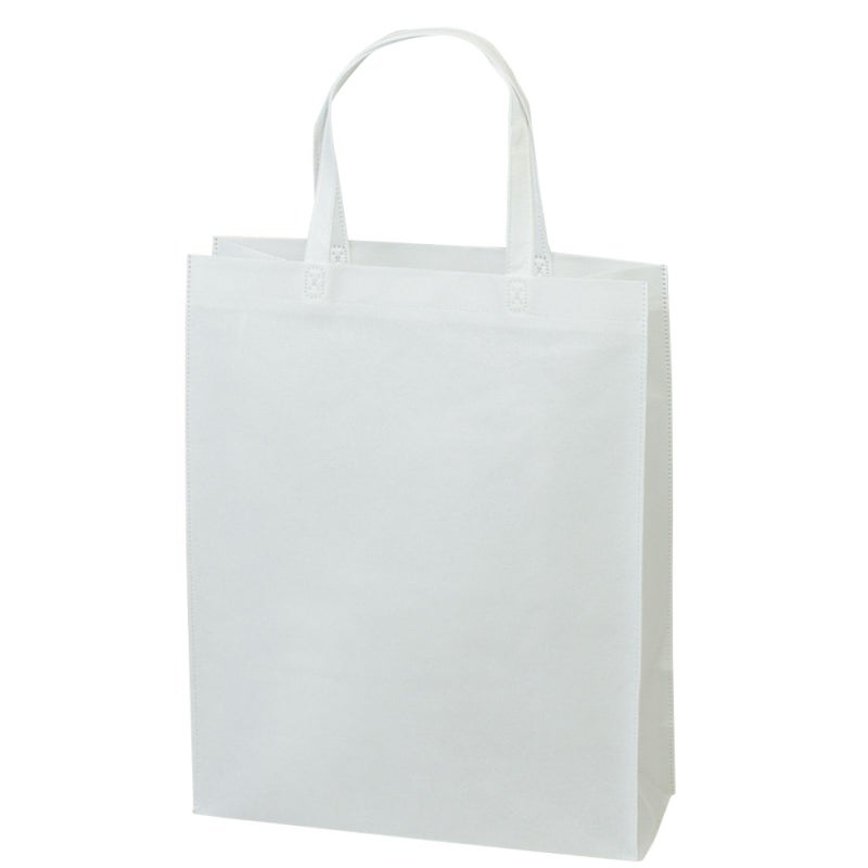 不織布バッグ｜【リピーター専用】ベーシックトート　普通タイプ(75g）　A4縦 名入れ有　100枚入