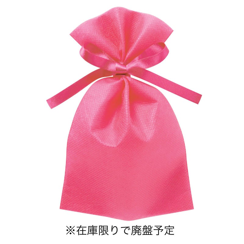 ラッピング｜【リピーター専用】ソフトバッグベーシックS2　2穴リボン巾着　名入れ有 100枚入