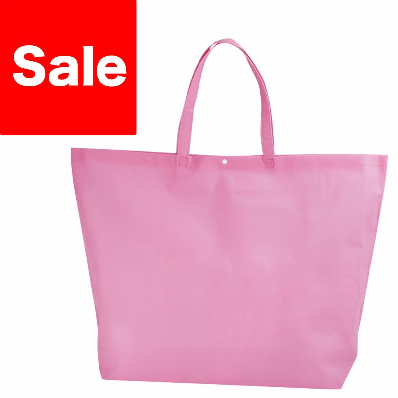 不織布バッグ｜【リピーター専用】ホック付きセールバッグ　特大　名入れ有　100枚入