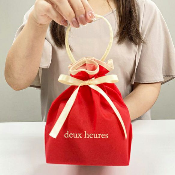 ラッピング｜【リピーター専用】リボンバッグ大 名入れ有　100枚入