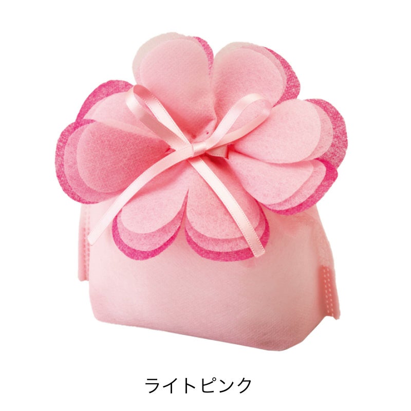 【リピーター専用】ブルーミング巾着　小　名入れ有 100枚入｜ラッピング資材の仕入れならラッピングの森